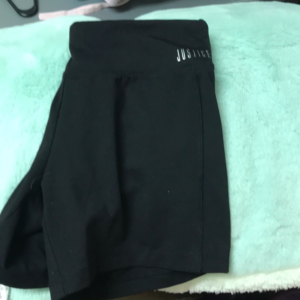 Justice spandex shorts